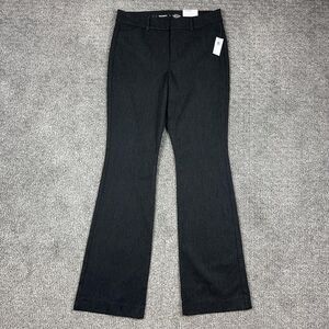 Old Navy Pants Womens 8 Black High Rise Pixie Flare Secret Smooth Pockets New
